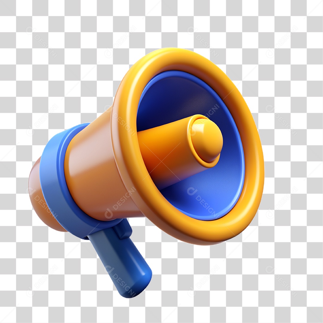 Mega Fone Alto Falante PNG Transparente