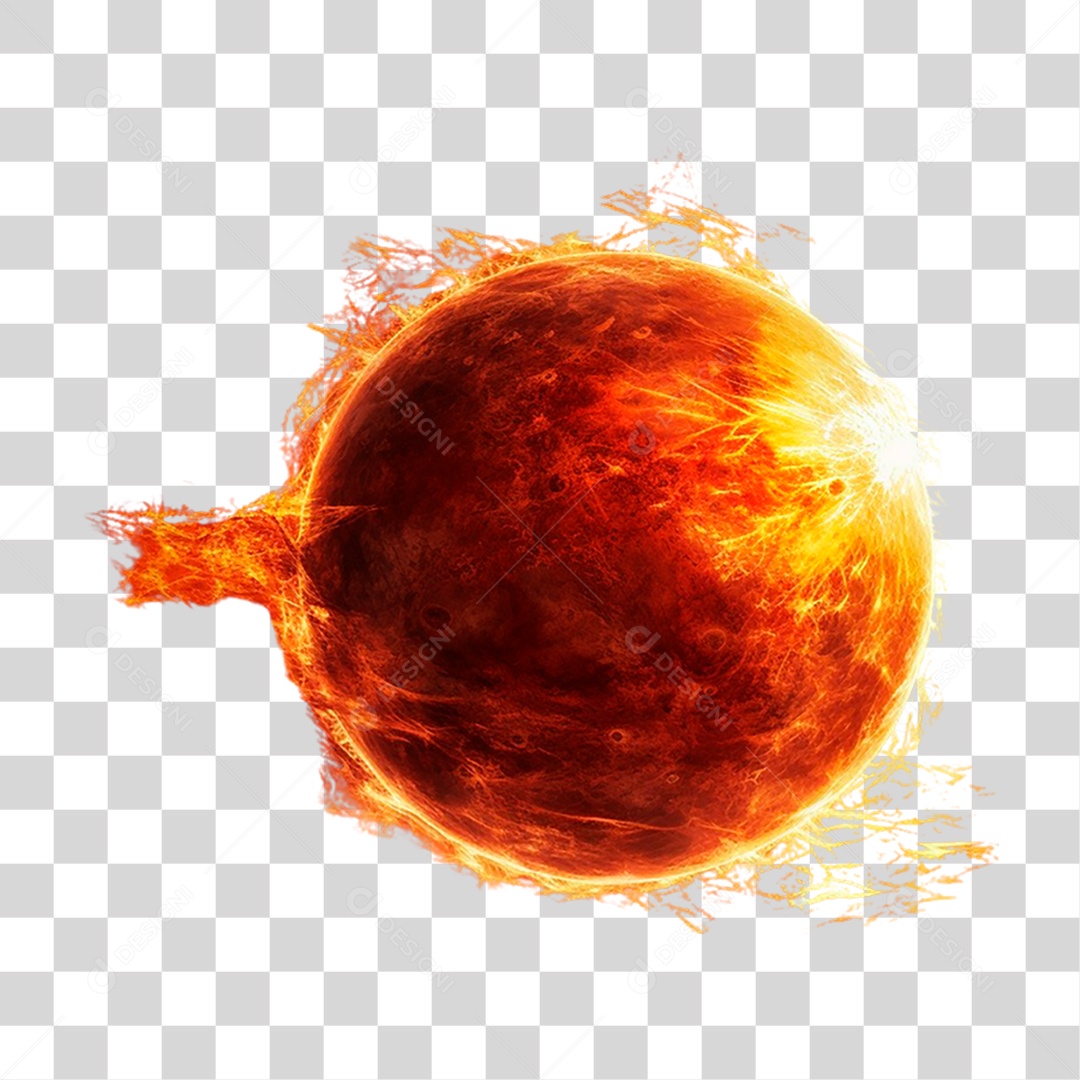 Sol Esfera PNG Transparente