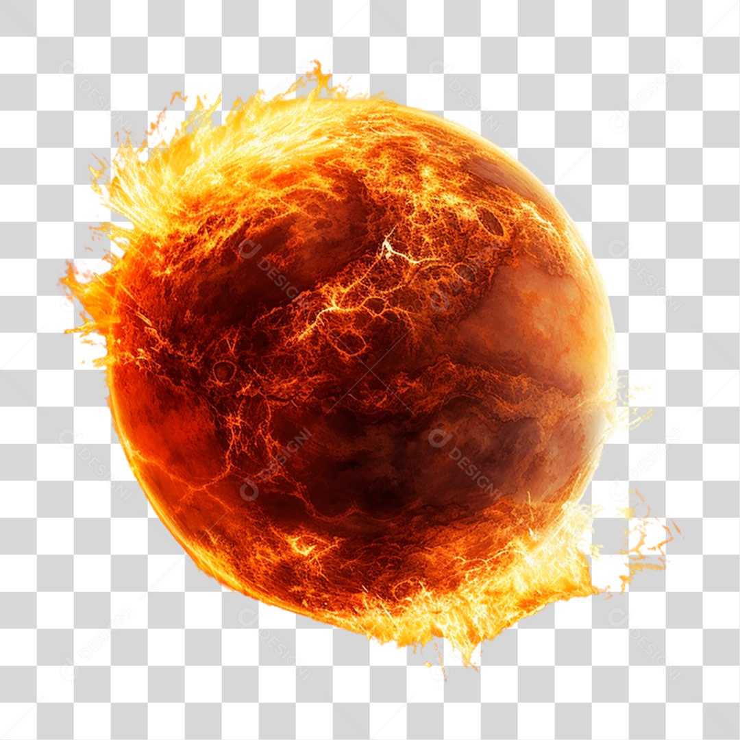 Sol Esfera PNG Transparente