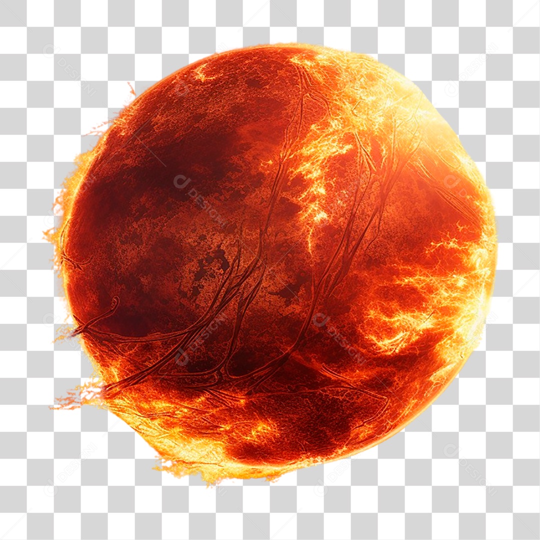 Sol Esfera PNG Transparente