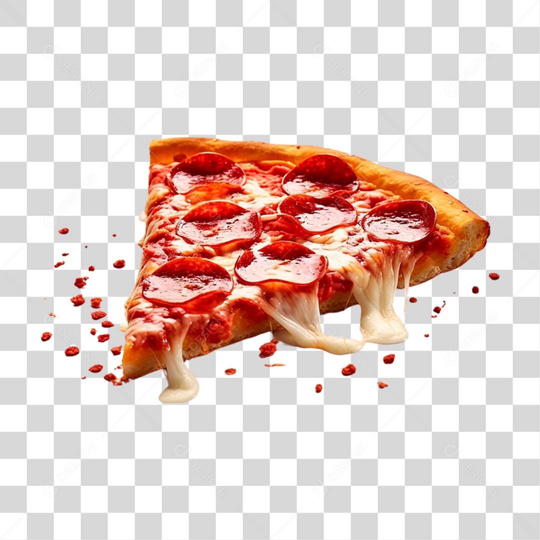 Fatia de Pizza PNG Transparente