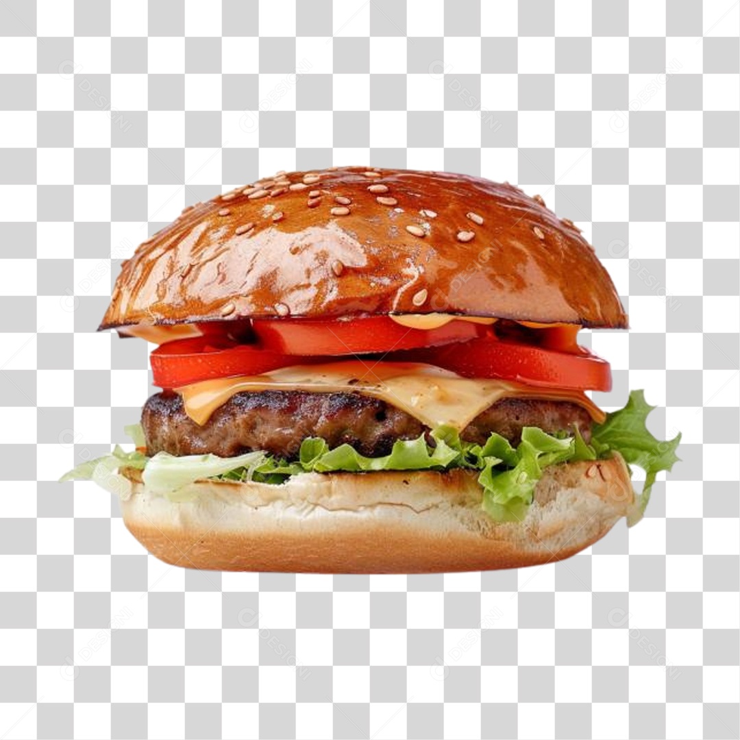 Hambúrguer Lanche PNG Transparente