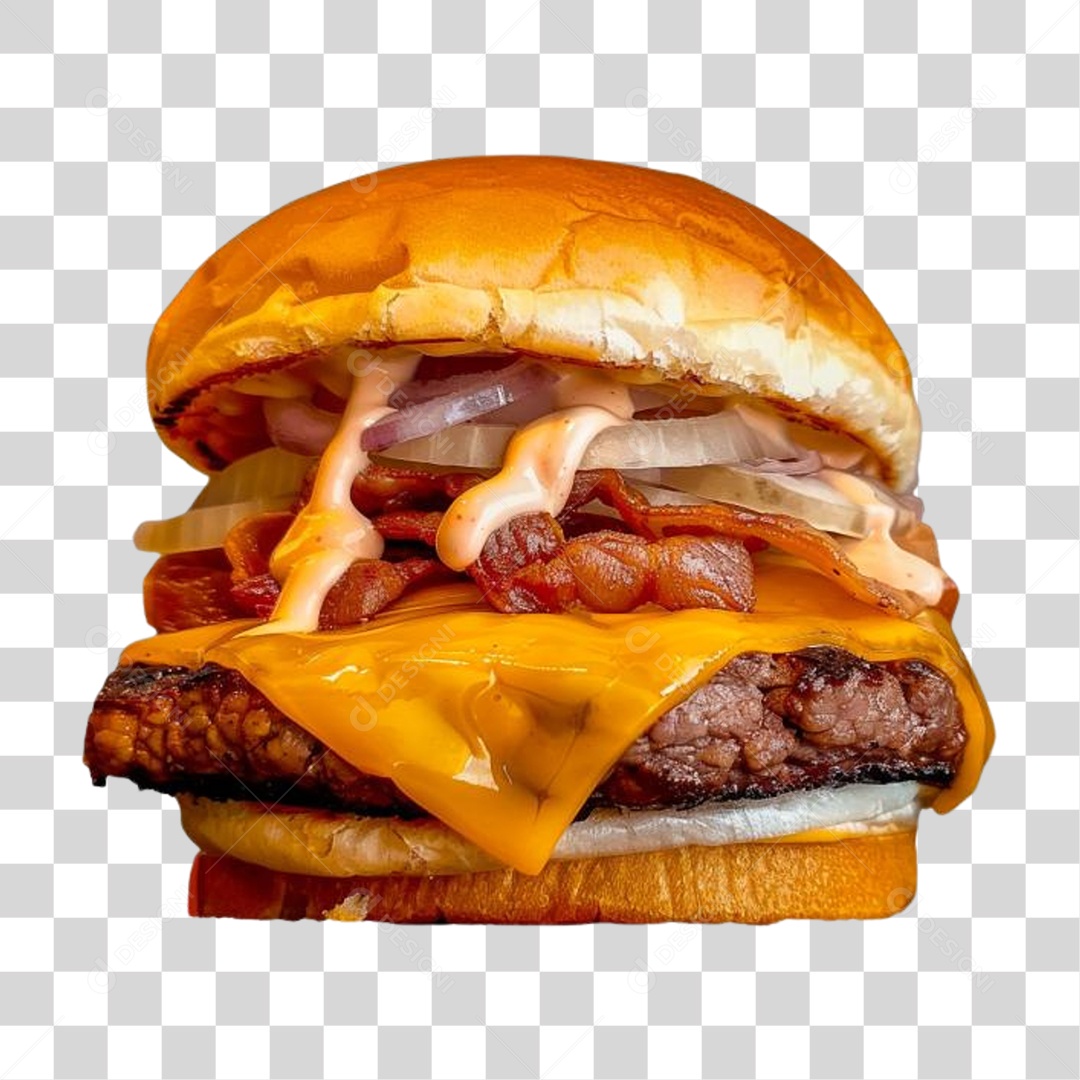 Hambúrguer Lanche PNG Transparente