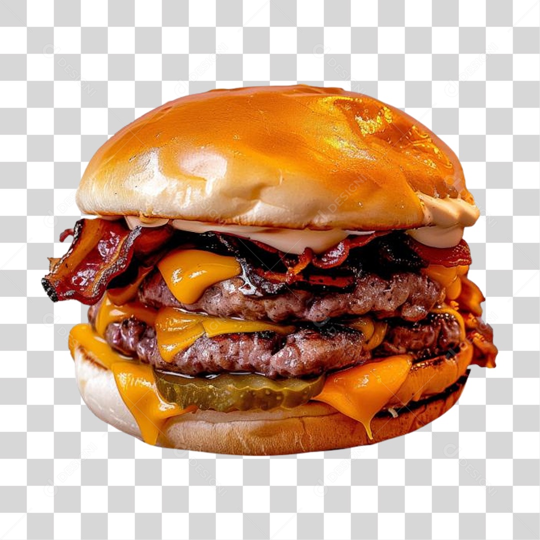 Hambúrguer Lanche PNG Transparente