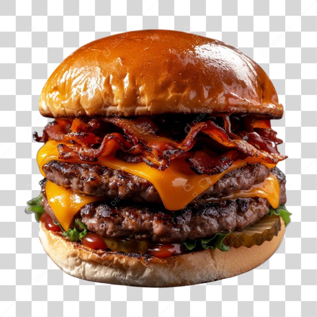 Hambúrguer Lanche PNG Transparente