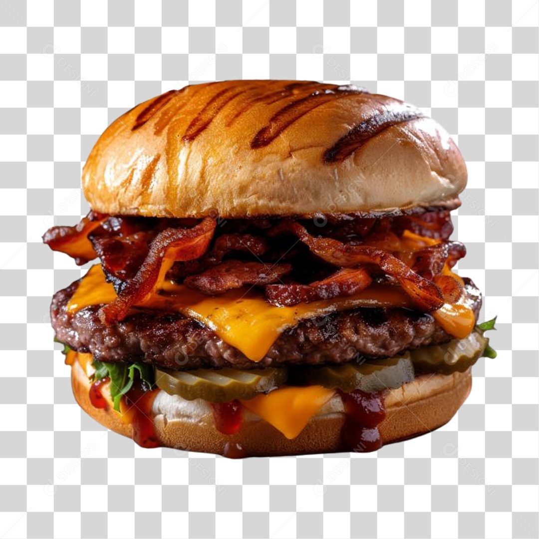 Hambúrguer Lanche PNG Transparente