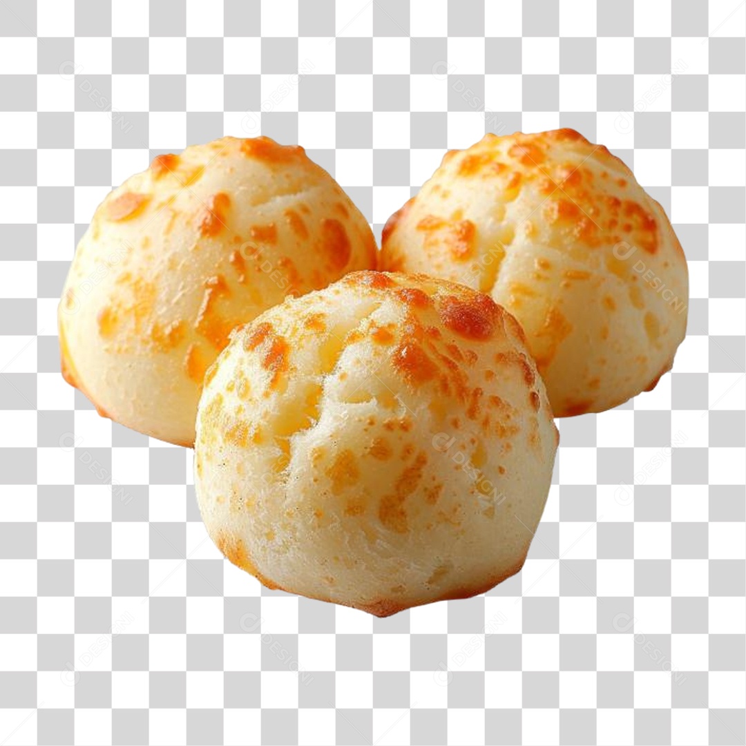 Pão de Queijo na Cesta PNG Transparente