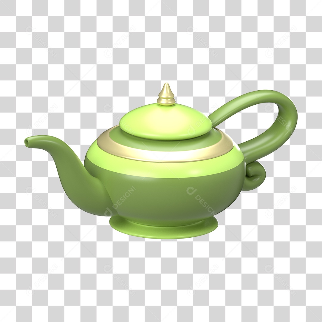 Ícone 3D Ilustração Islâmico do Ramadã PNG Transparente