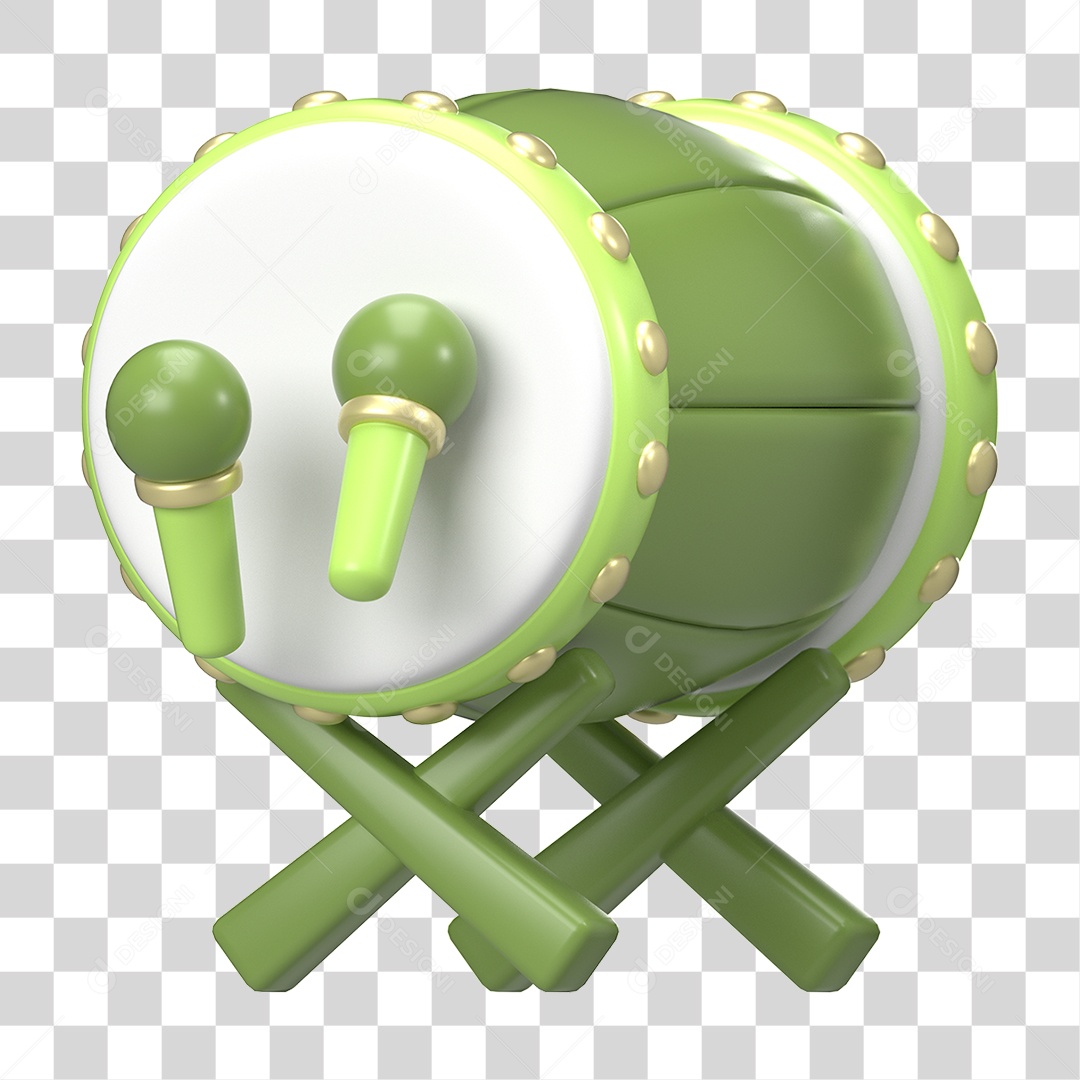 Ícone 3D Ilustração Islâmico do Ramadã PNG Transparente