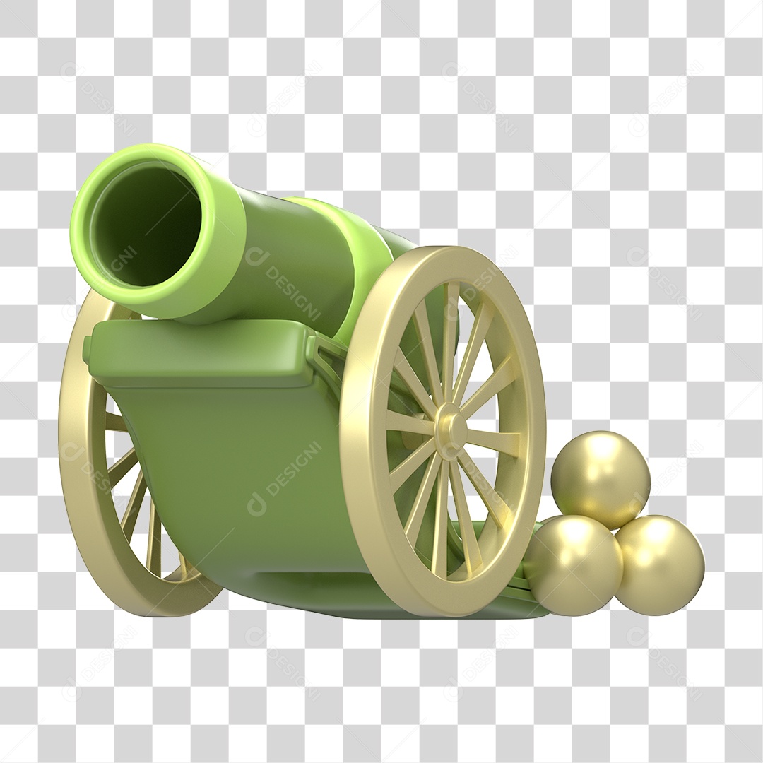 Ícone 3D Ilustração Islâmico do Ramadã PNG Transparente