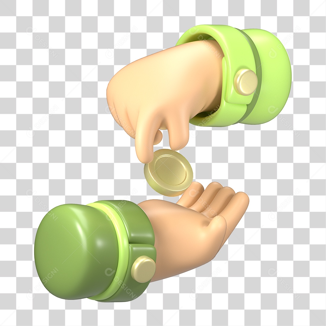 Ícone 3D Ilustração Islâmico do Ramadã PNG Transparente