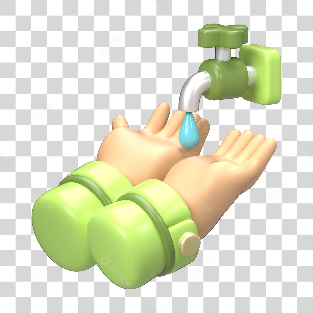 Ícone 3D Ilustração Islâmico do Ramadã PNG Transparente