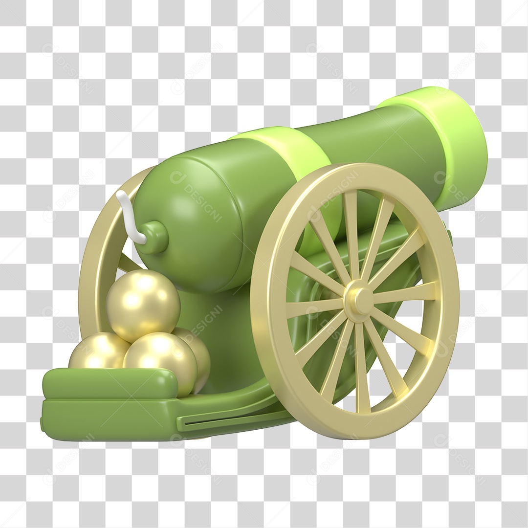 Ícone 3D Ilustração Islâmico do Ramadã PNG Transparente