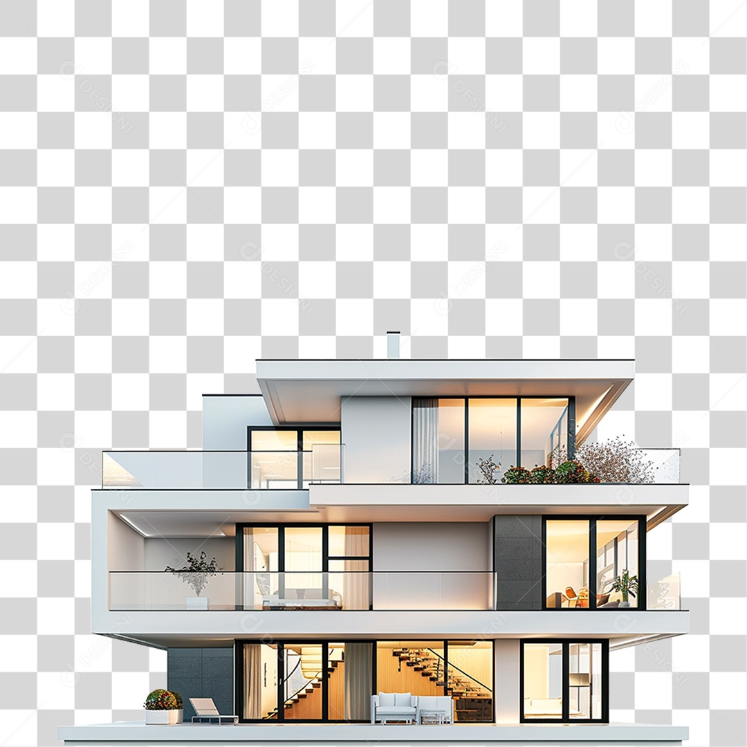 Casa de Luxo PNG Transparente