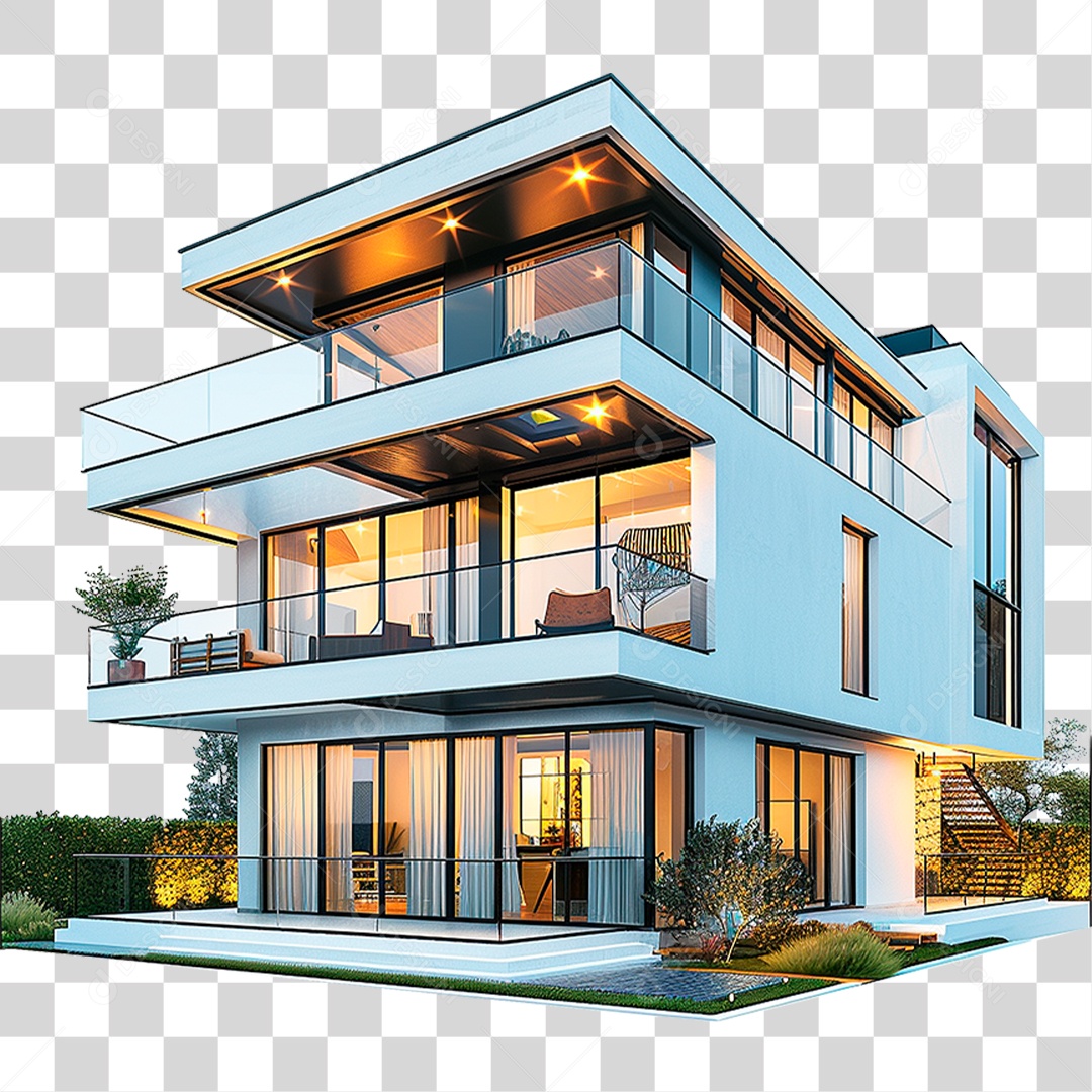 Casa de Luxo PNG Transparente
