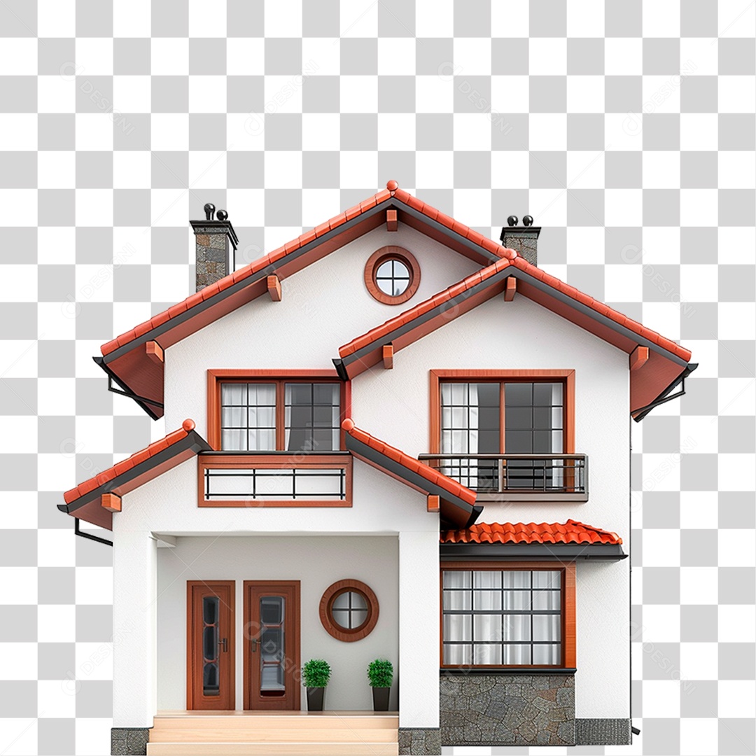 Casa de Luxo PNG Transparente