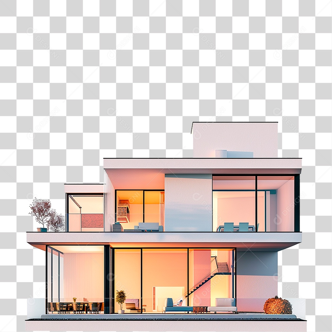 Casa de Luxo PNG Transparente