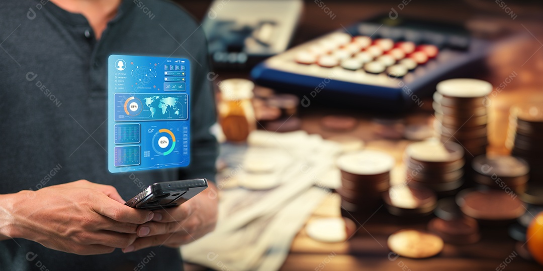 Pessoa de negócio empresária