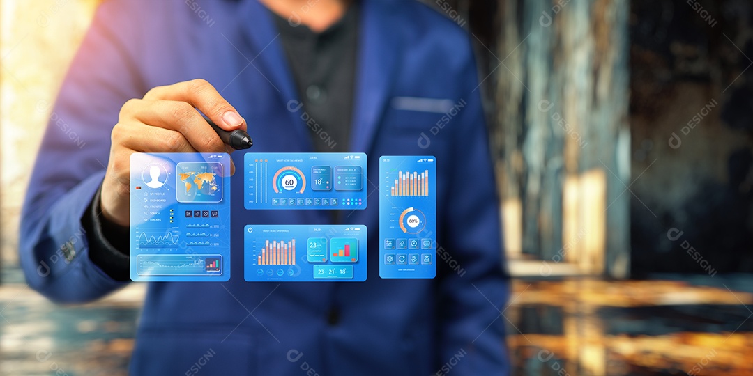 Pessoa de negócio empresária