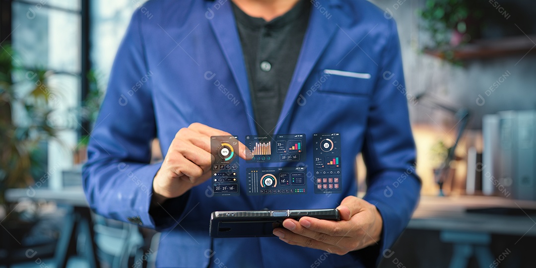 Pessoa de negócio empresária