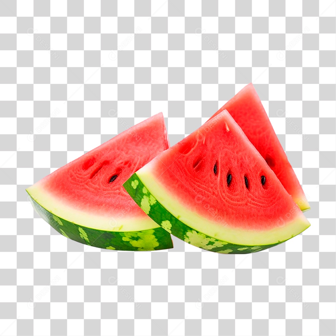 Fatias de Melancia PNG Transparente