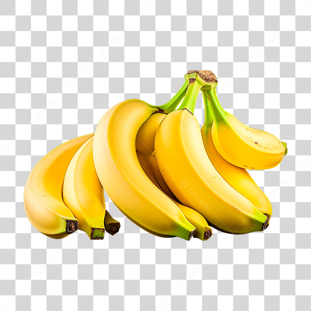 Penca de Bananas PNG Transparente