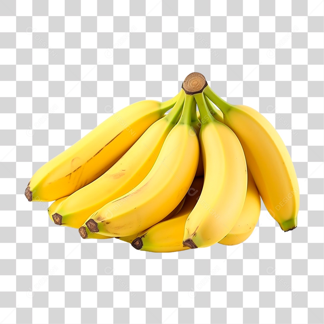 Penca de Bananas PNG Transparente