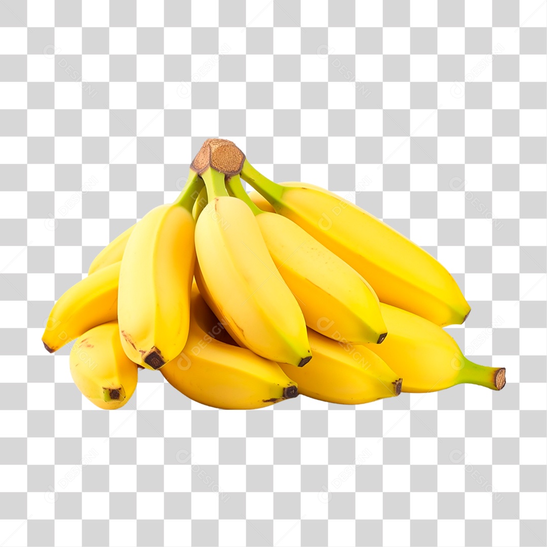 Penca de Bananas PNG Transparente