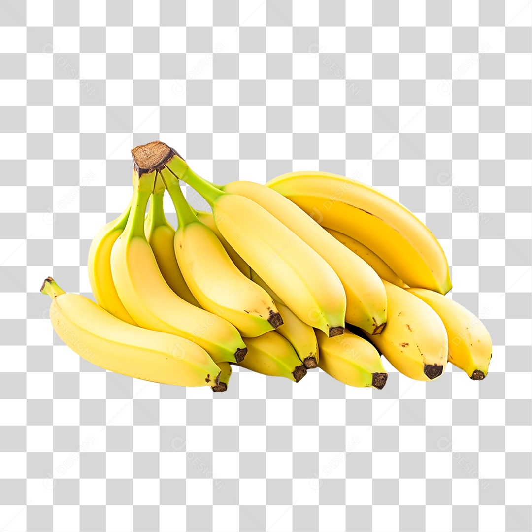 Penca de Bananas PNG Transparente