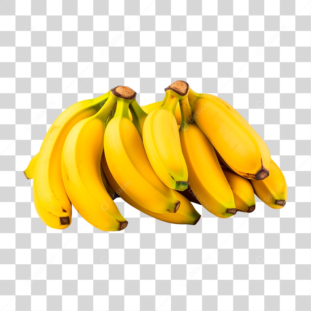 Penca de Bananas PNG Transparente