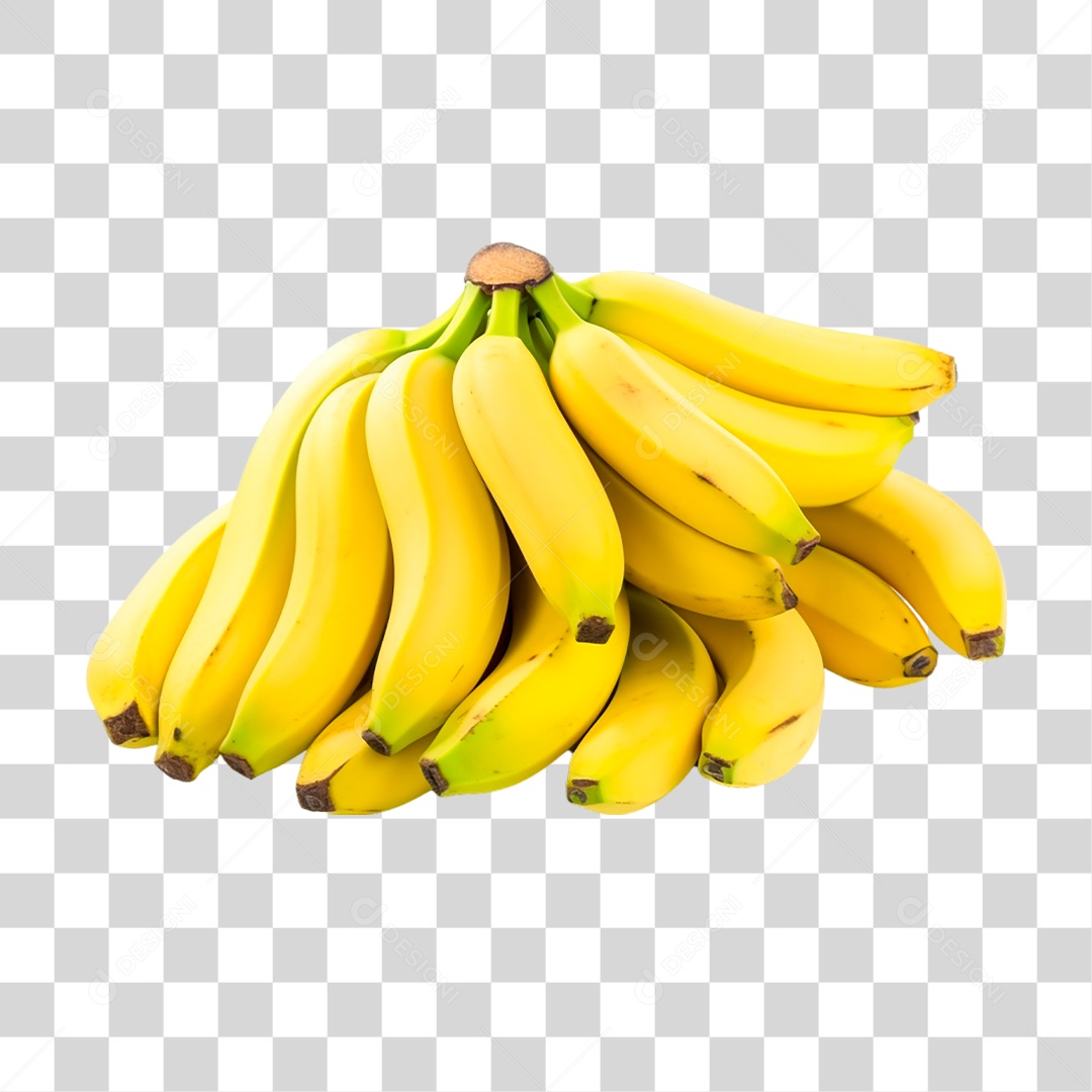 Penca de Bananas PNG Transparente