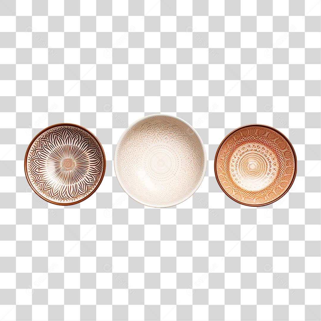 Tigelas de Cerâmica PNG Transparente