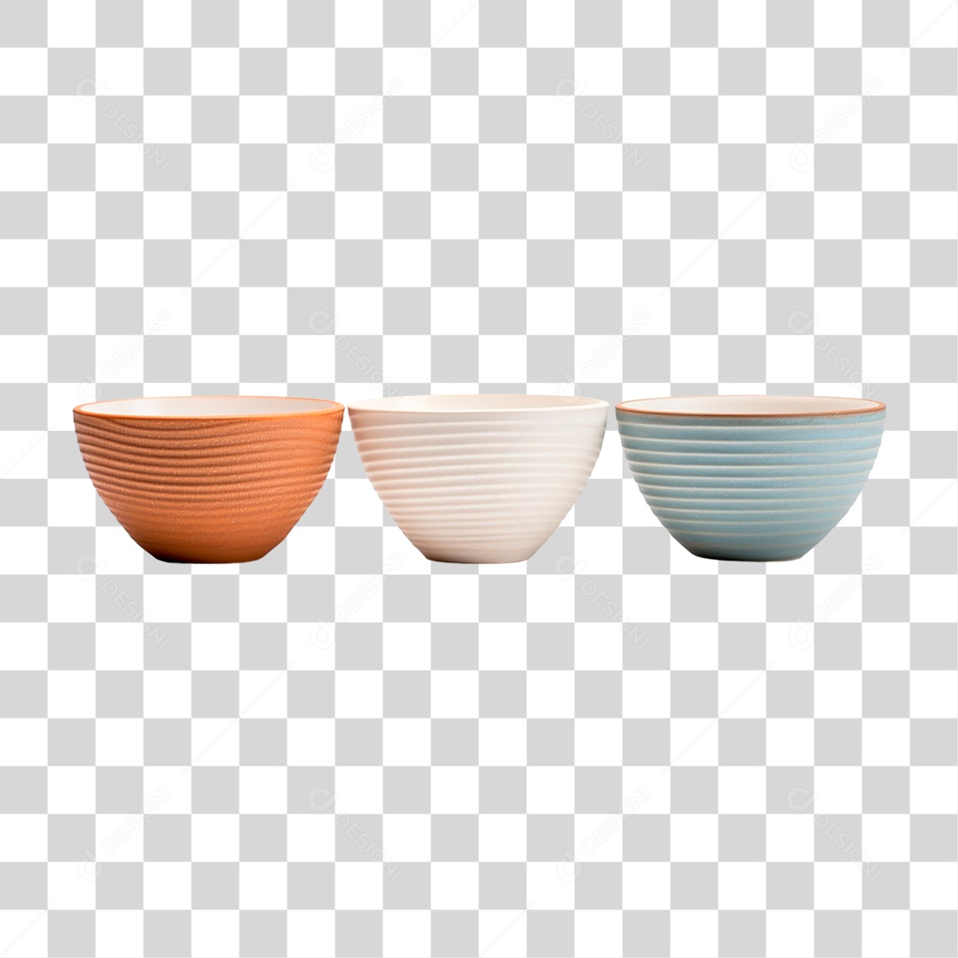 Tigelas de Cerâmica PNG Transparente