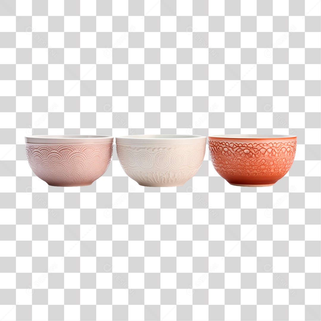 Tigelas de Cerâmica PNG Transparente