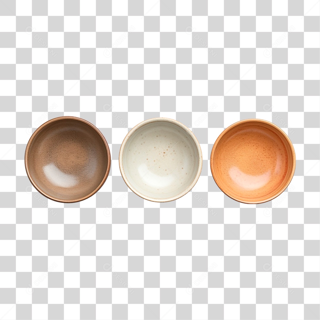 Tigelas de Cerâmica PNG Transparente