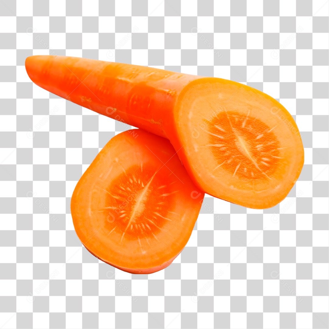 Rodelas de Cenouras PNG Transparente