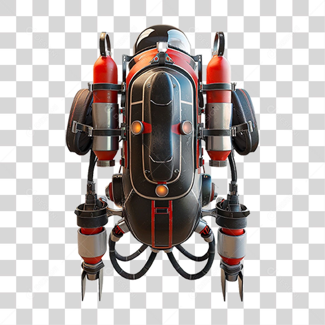 Mochila a Jato PNG Transparente