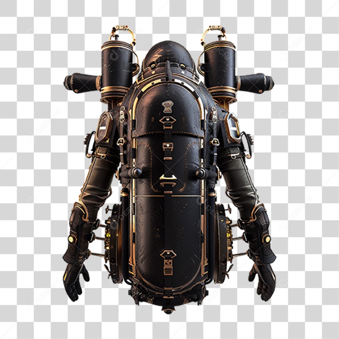 Mochila a Jato PNG Transparente