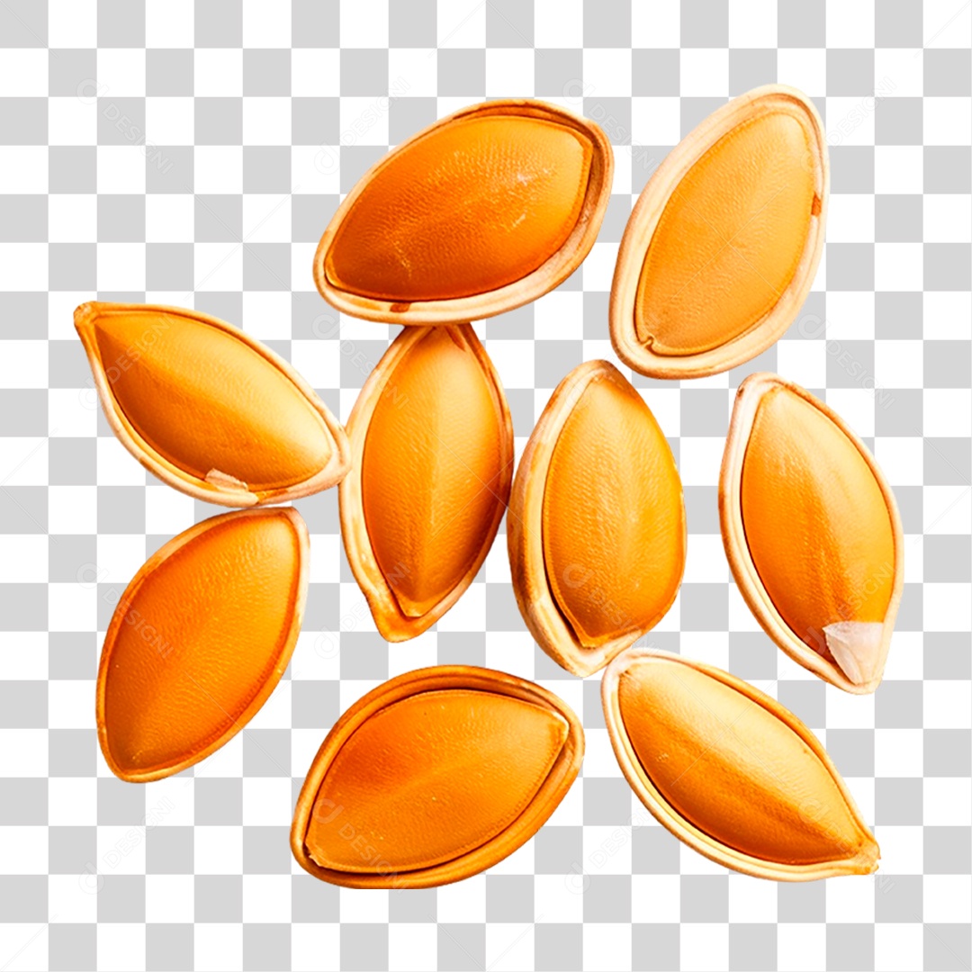 Sementes de Abóbora PNG Transparente