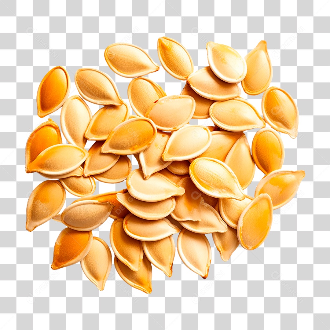 Sementes de Abóbora PNG Transparente