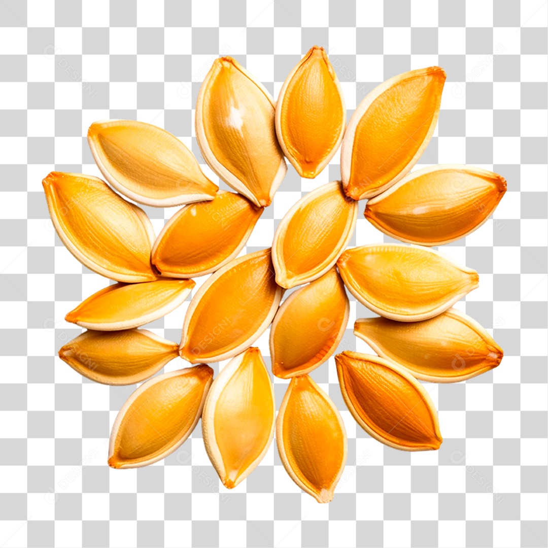 Sementes de Abóbora PNG Transparente