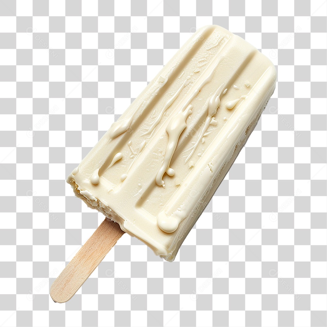 Picolé Cremoso PNG Transparente