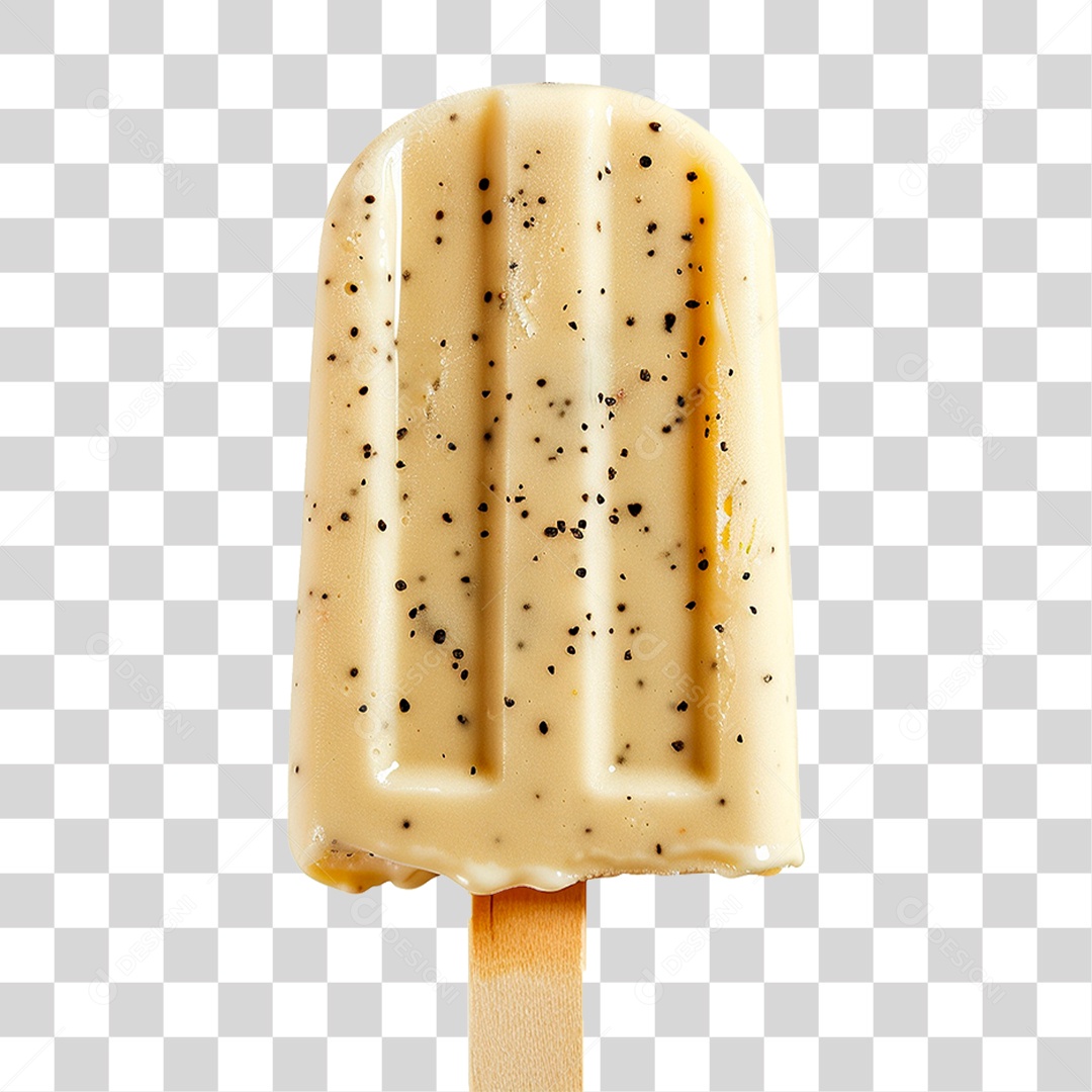 Picolé Cremoso PNG Transparente