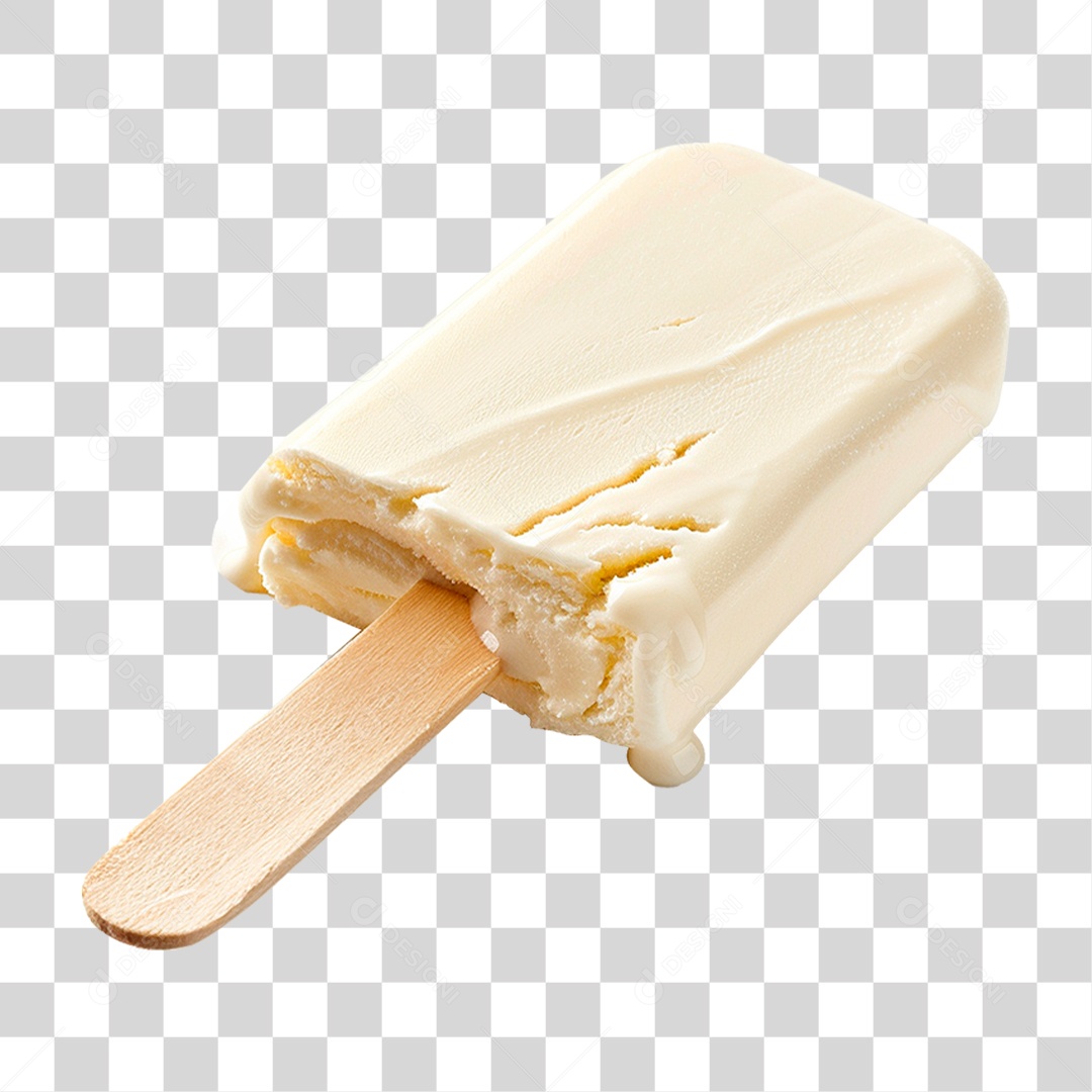 Picolé Cremoso PNG Transparente
