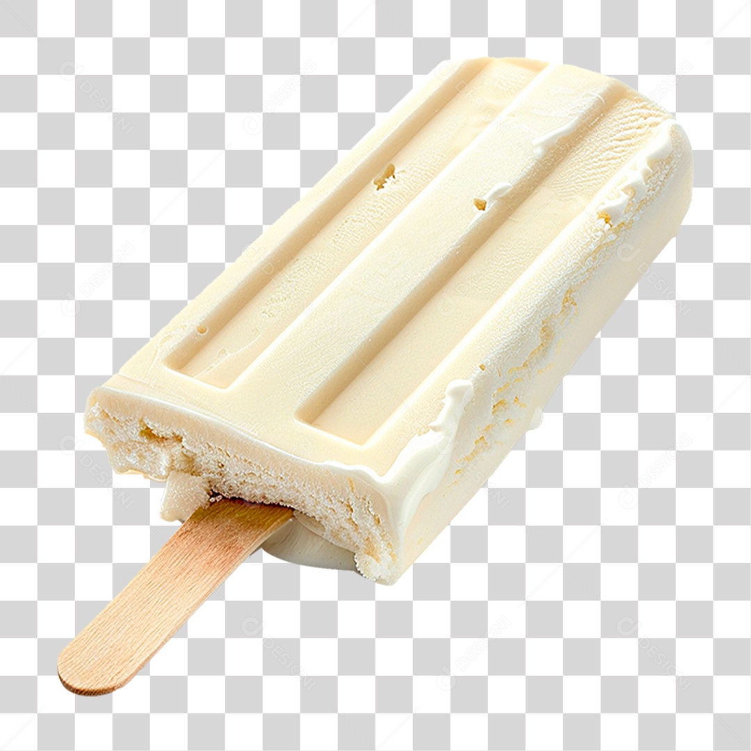 Picolé Cremoso PNG Transparente