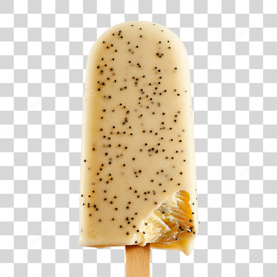 Picolé Cremoso PNG Transparente