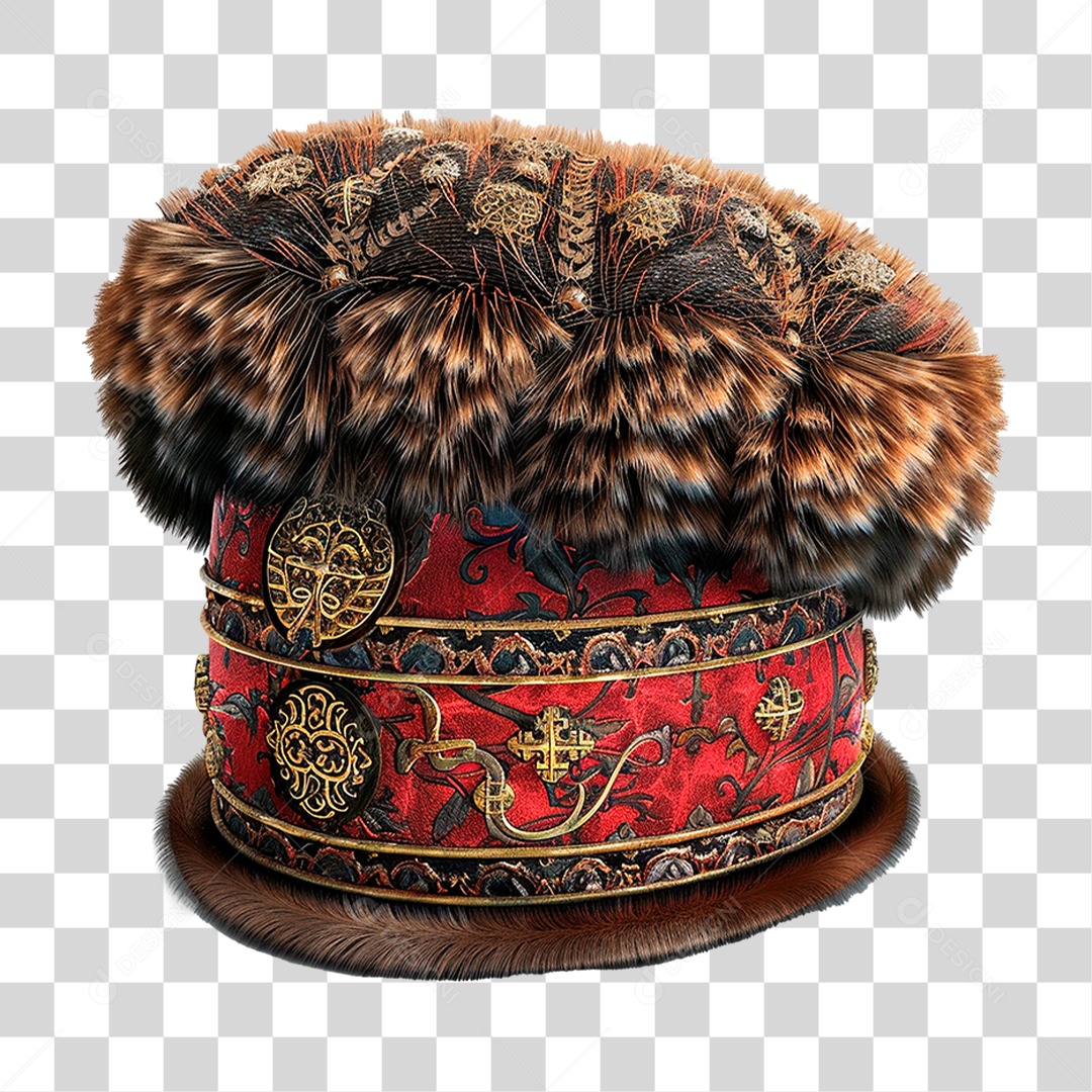 Chapéu Russo PNG Transparente