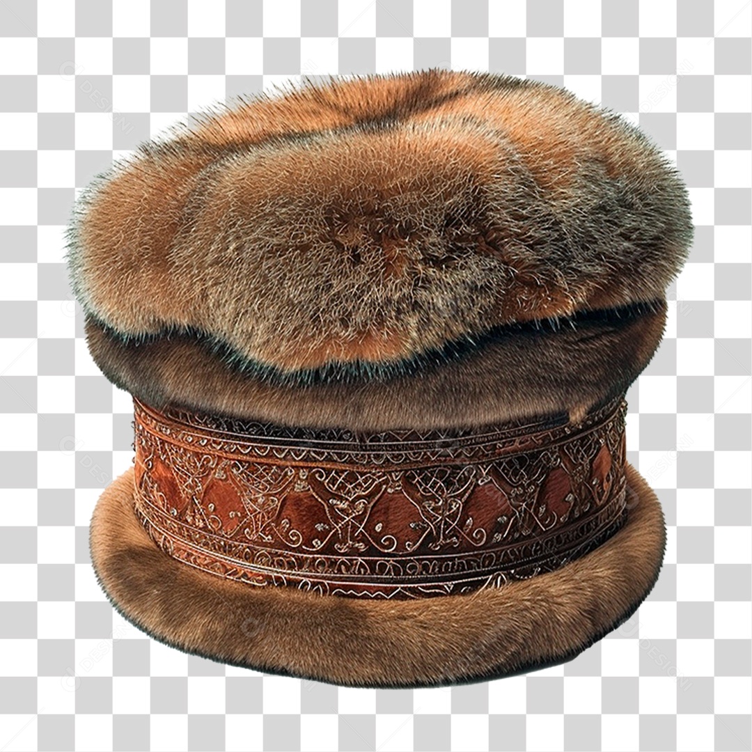 Chapéu Russo PNG Transparente