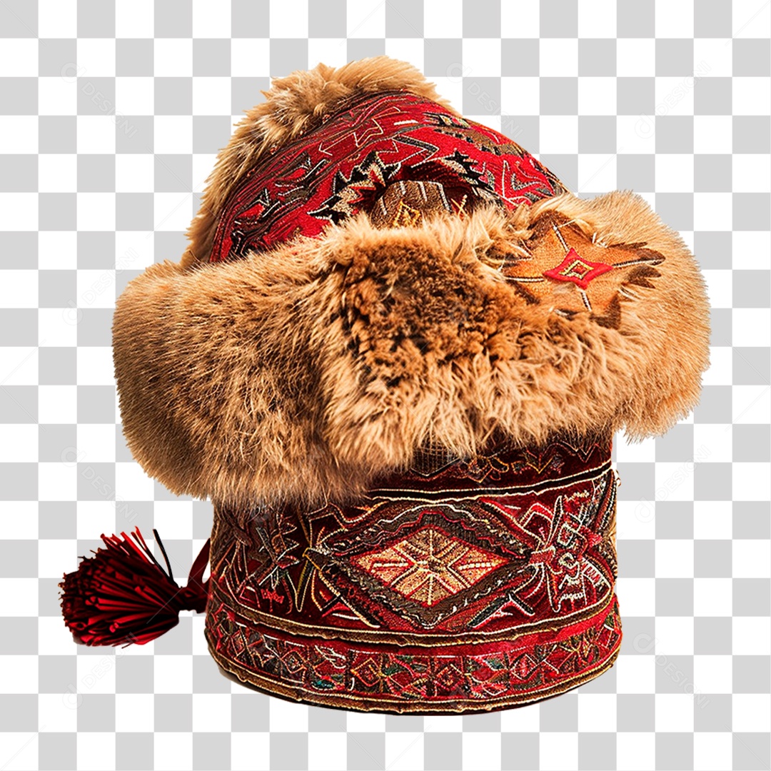 Chapéu Russo PNG Transparente