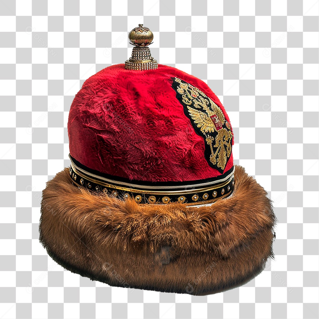 Chapéu Russo PNG Transparente